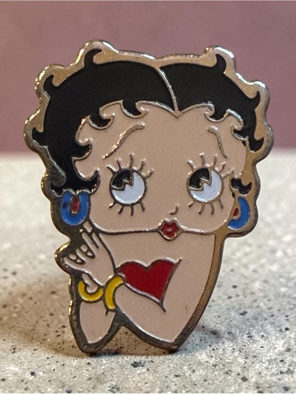 Vintage Betty Boop Brooch Pin ❤️